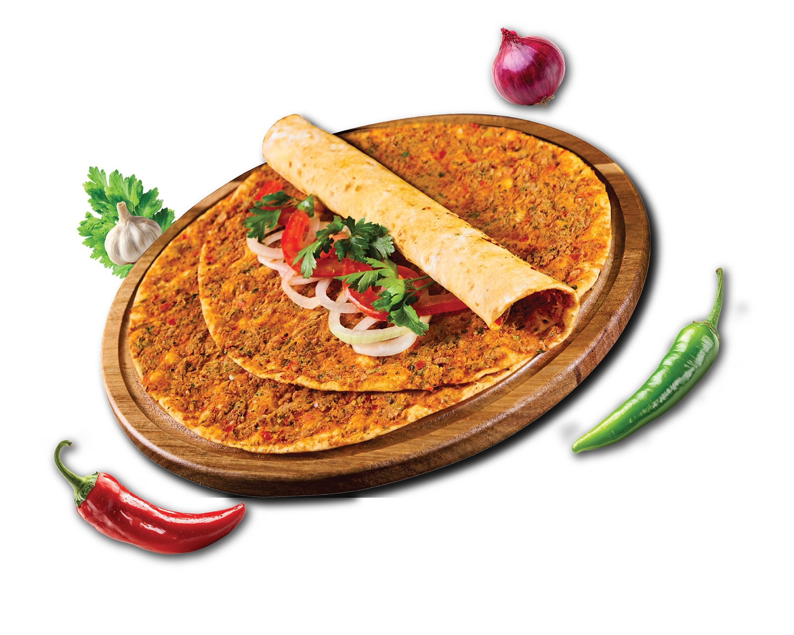 SAR Lahmacun ürün sunumu