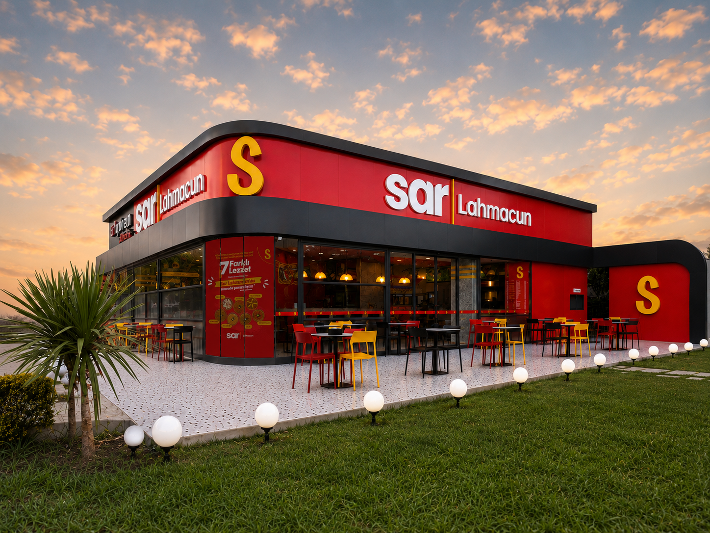 SAR Lahmacun şube konsepti
